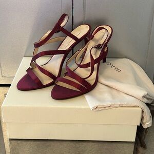 Imagine Vince Camuto Ramsey Currant Deluxe Satin Heel